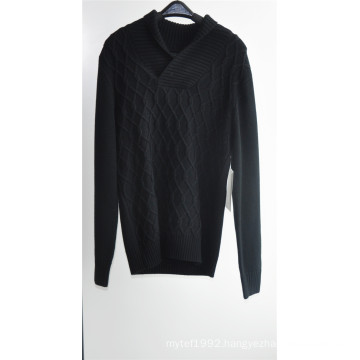 Winter Knit Turtleneck Man Pullover Sweater